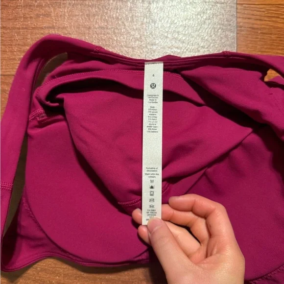 Lululemon Magenta Purple Align Tank Size 4 - Picture 5 of 6